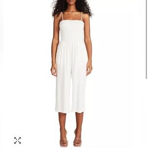 BB Dakota by Steve Madden Smocked Bodice Jumpsuit Size Small